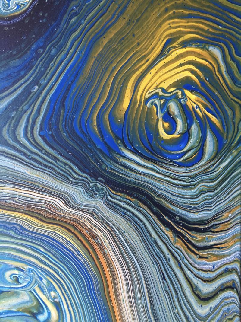 Fantasievolle Bildideen mit Acrylic-Pouring