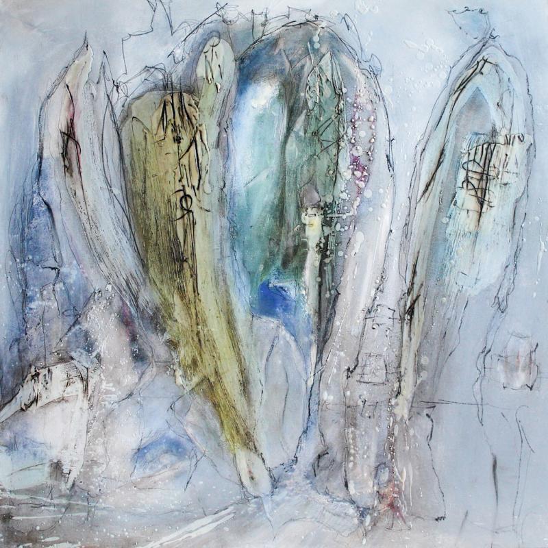 Experiment mit Wachs auf Acryl